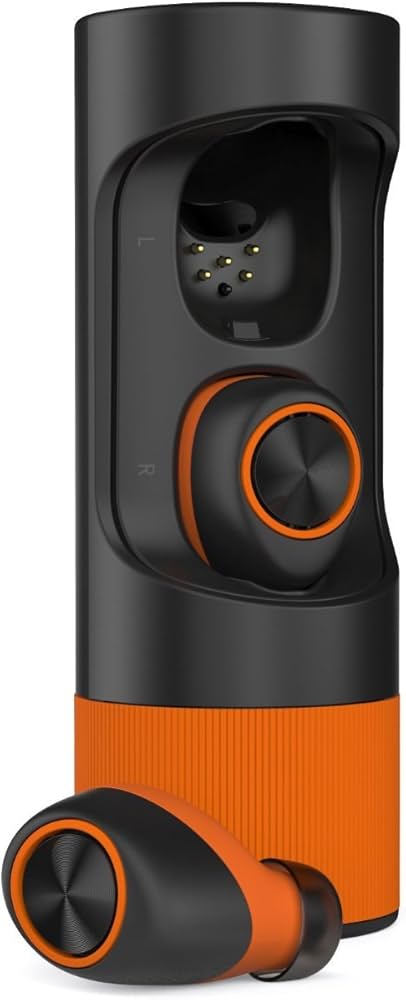 MOTOROLA モトローラ防水ワイヤレスのブルートゥースイヤホン「バーブワンプラス」VerveOnes  +完全にワイヤレスおよび防水スマートインナーイヤー オレンジ [並行輸入品]